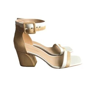 Donald J. Pliner‎ Watson Block Heel Ankle Strap Dress Sandal Size 9.5